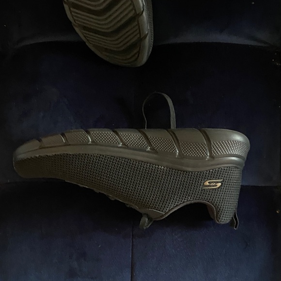 Skechers Bobs Women’s 9 Black Mesh Sneakers - Picture 4 of 8